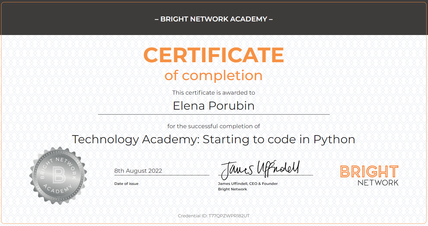 into python certificate